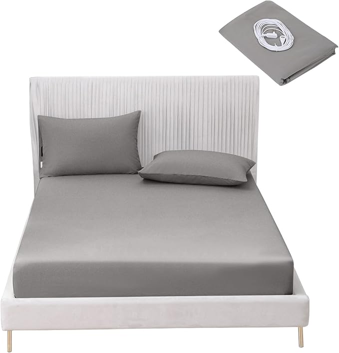 Grounding Fitted Sheet with Grounding Cord, Earthing Sheets