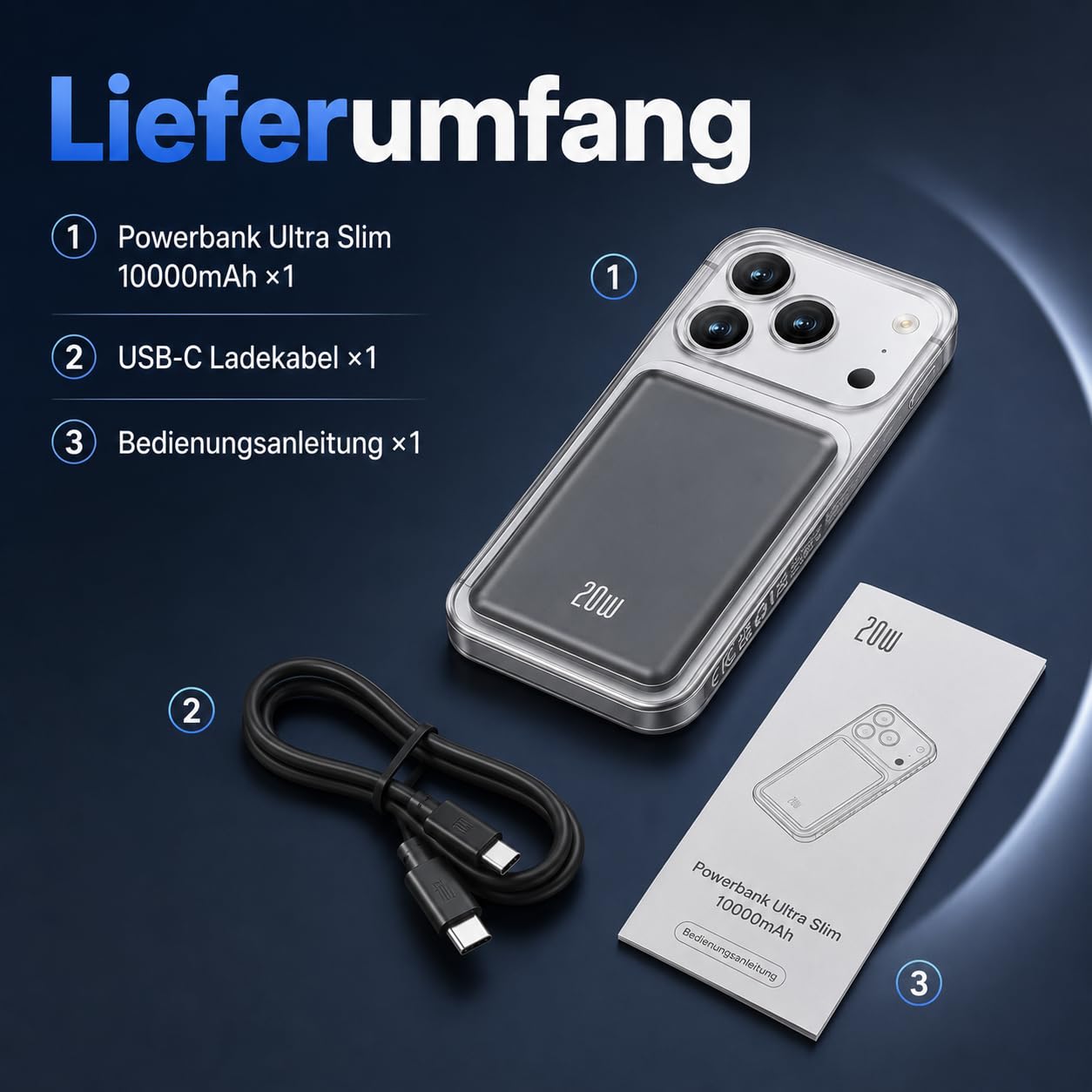 PowerBank Magnetico 10000mAh MP101YLE1025G