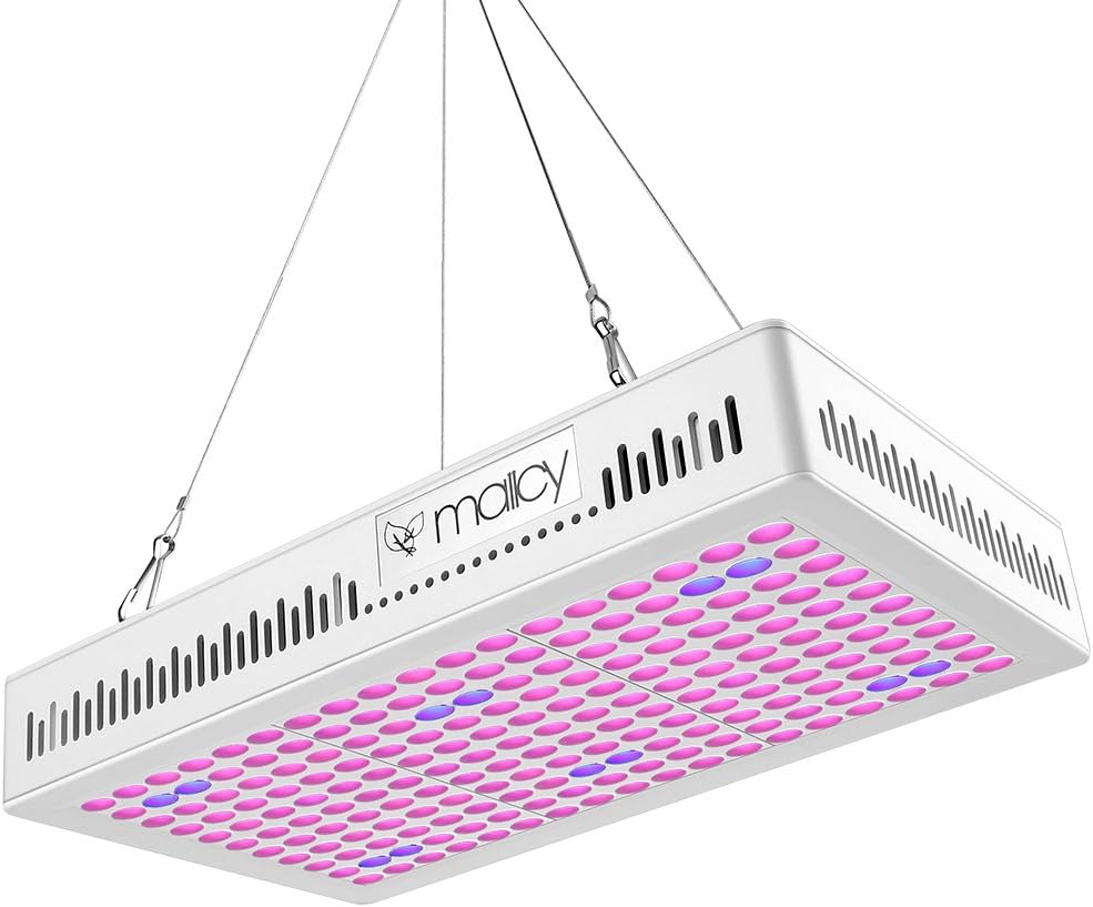 LED Plant Grow Lights, 300w Full Spectrum Growing Lamp Hanging Growth Bulbs for Indoor Hydroponic Plants and Gardening Planting for Greenhouse Veg and Flower