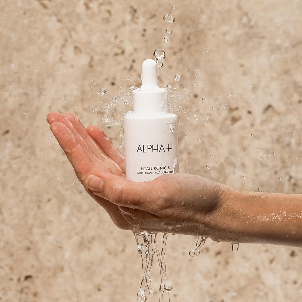 Alpha-H Hyaluronic 8 Super Serum For Your Face - Reduces the Appearance of Fine Lines, Plumps Skin & Boosts Hydration- Daily Hydration For All Skin Types - Vegan & Pregnancy Safe Hydrating Serum - Image 5