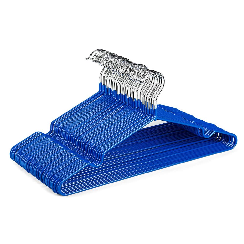 Buy Vastra Metal steel Hangers NonSlip Suit Coat Hangers Chrome, Metal