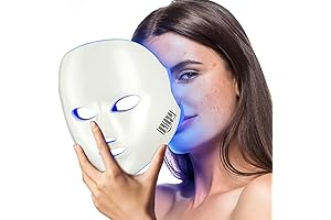 NEWKEY Blue Light Therapy Laser: 7-Color LED Light Therapy Mask for Enhanced Skin Beauty