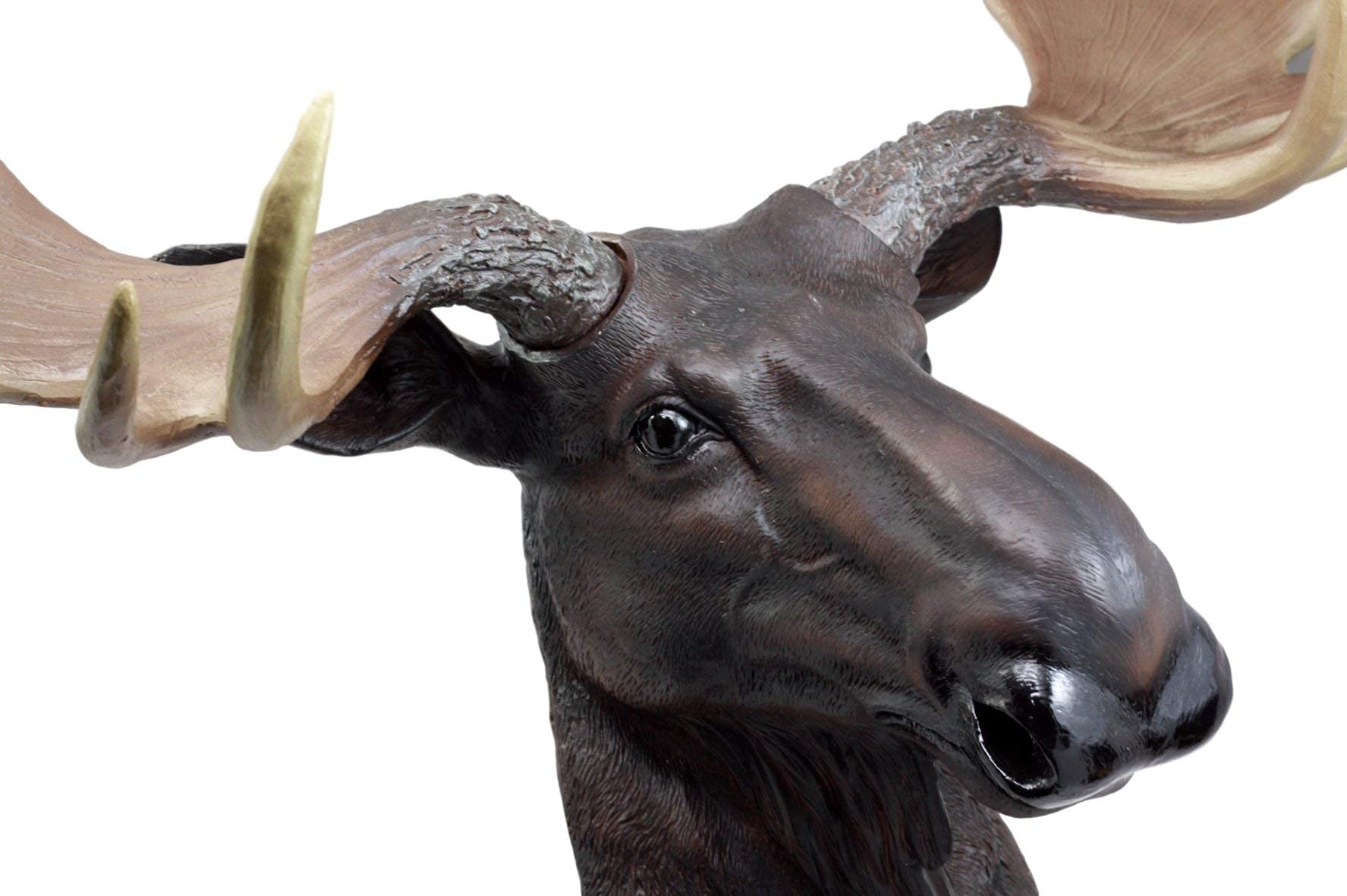 動物の角の彫刻 木製スタンド付き 鹿の頭 3Dパズル 動物の頭 段ボール製動物の頭 MDF製鹿の頭 木製