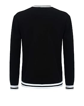 Tシャツ・カットソー +AMBLER+ Cozy Unisex Overfit Sweater Knit Black AKN401 8034118328383---62653YPIN2499-