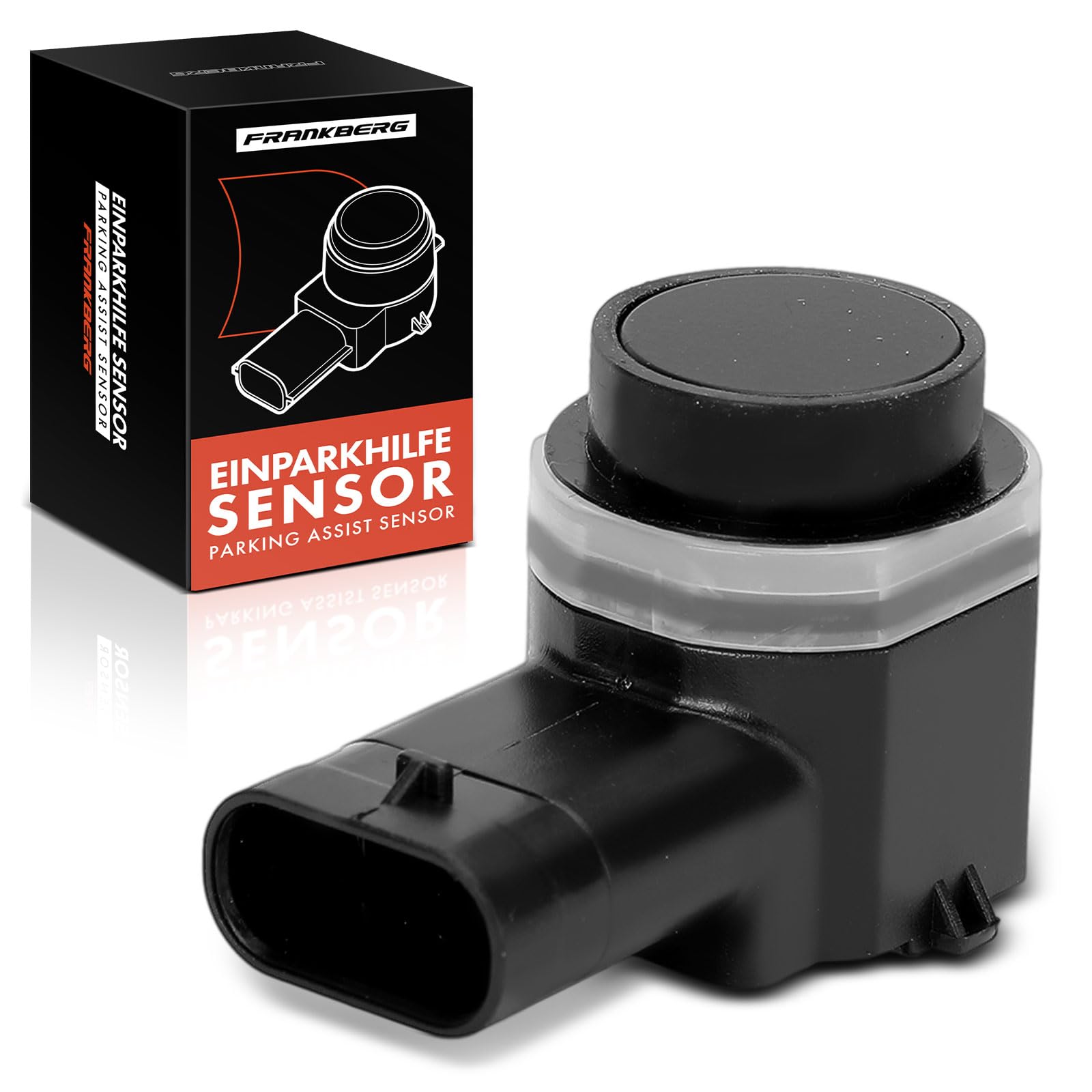Frankberg Parking Assit Sensor PDC Sensor Front Order Rear 3-Pins Compatible with C30 533 1.6L-2.5L 2006-2012 S80 II 124 1.6L-3.2L 2006-2016 XC90 I 275 2.4L-4.4L 2002-2014 Replace# 31341637