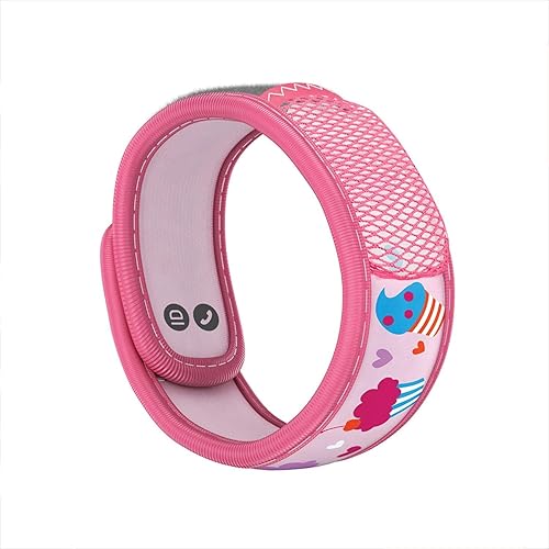 PARA'KITO - Pulsera repelente de insectos y bichos para niños, impermeable, repelente de plagas al aire libre con aceites esenciales naturales,