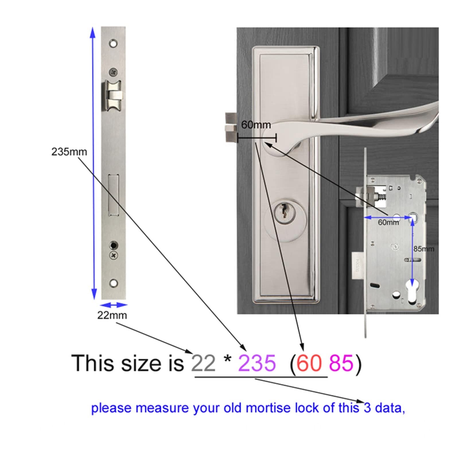 X5 Silver Smart Lock Serratura per porta con impronta digitale biometrica TT Lock App senza chiave Apri la porta da remoto Serrature per porte con impronta digitale, Serrature intelligenti a