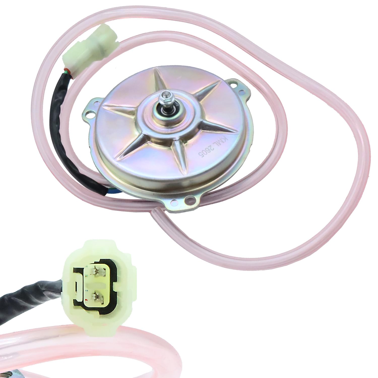 LOONGPART Radiator Cooling Fan Motor 19030-HL3-A01 19030-HN2-B01 19030-HR3-A21 Compatible with Honda TRX420 Rancher 420 2007-2021 TRX500FA Foreman Rubicon 500 2008-2019 TRX520FA Rubicon 520 2020-2024