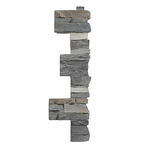 Vista 37 de Sedona - Paneles de piedra sintética, Gris, AMNWSSPNBW