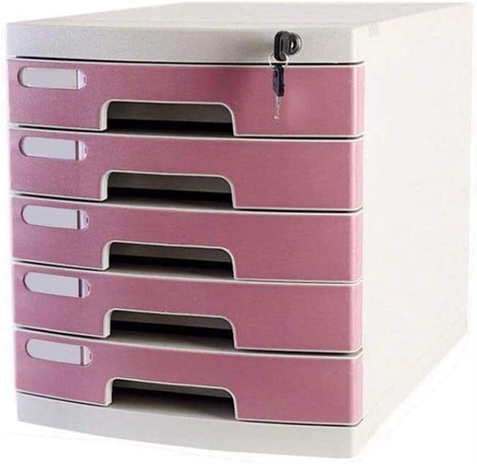 VUIKLCty Plastic Storage Cabinet File Cabinet Data Cabinet Office Desktop Home Filing Cabinet Office Plastic Cabinet
