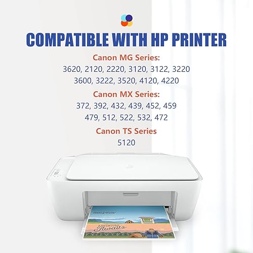 Miniatura 2 de INKCLOUD Cartuchos de tinta compatibles de repuesto para Canon PG-240XL CL-241XL 240 XL 241 XL para Canon MG3620 MG3600 MG3220 MG3222 MG2120 TS5120