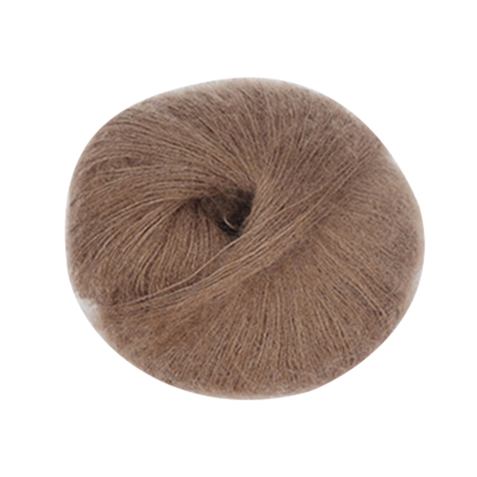 matumou Soft Mohair Cashmere Knitting Woolen Yarn DIY Shawl Scarf Hat Crochet Thread
