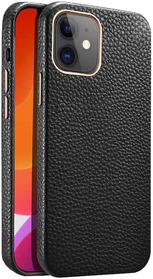 Coque iPhone 12 Pro antichoc en cuir pour éviter les rayures