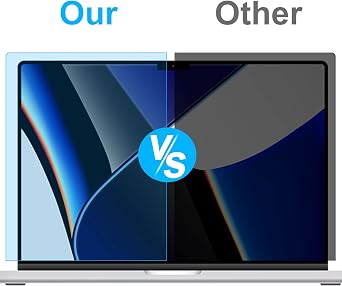 Blue Light Blocking Screen Protector Panel for MacBook Pro 14 inch 2023 2022 2021 M2 A2779 A2442 M1 Pro/Max, Anti-Scratch MacBook Screen protector, MacBook Blue Light Filter Hanging Type