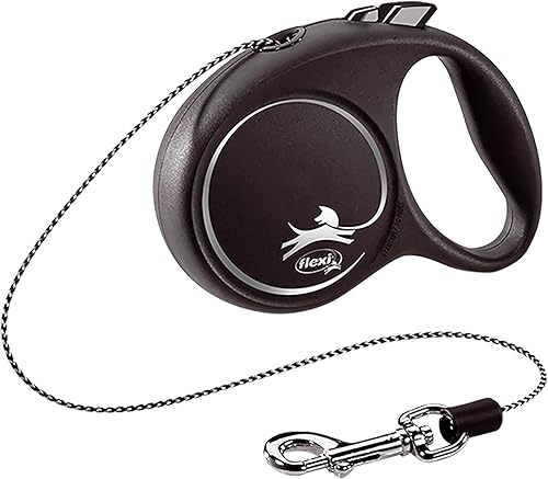 Miniatura 4 de Flexi Black Design Cord - Correa retráctil para perros de hasta 26.5 lbs/26 libras