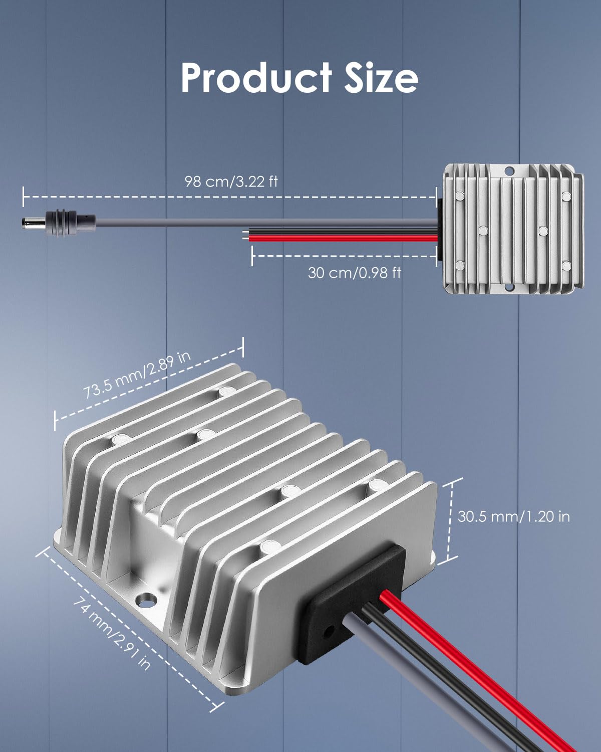 Starlink - Convertitore Step Up Gen 3 ad alta efficienza, router di conversione Step Up da 12 V/24 V a 57 V 4,5 A, convertitore di alimentazione DC 12 V per alimentatore Starlink Gen 3 con spina