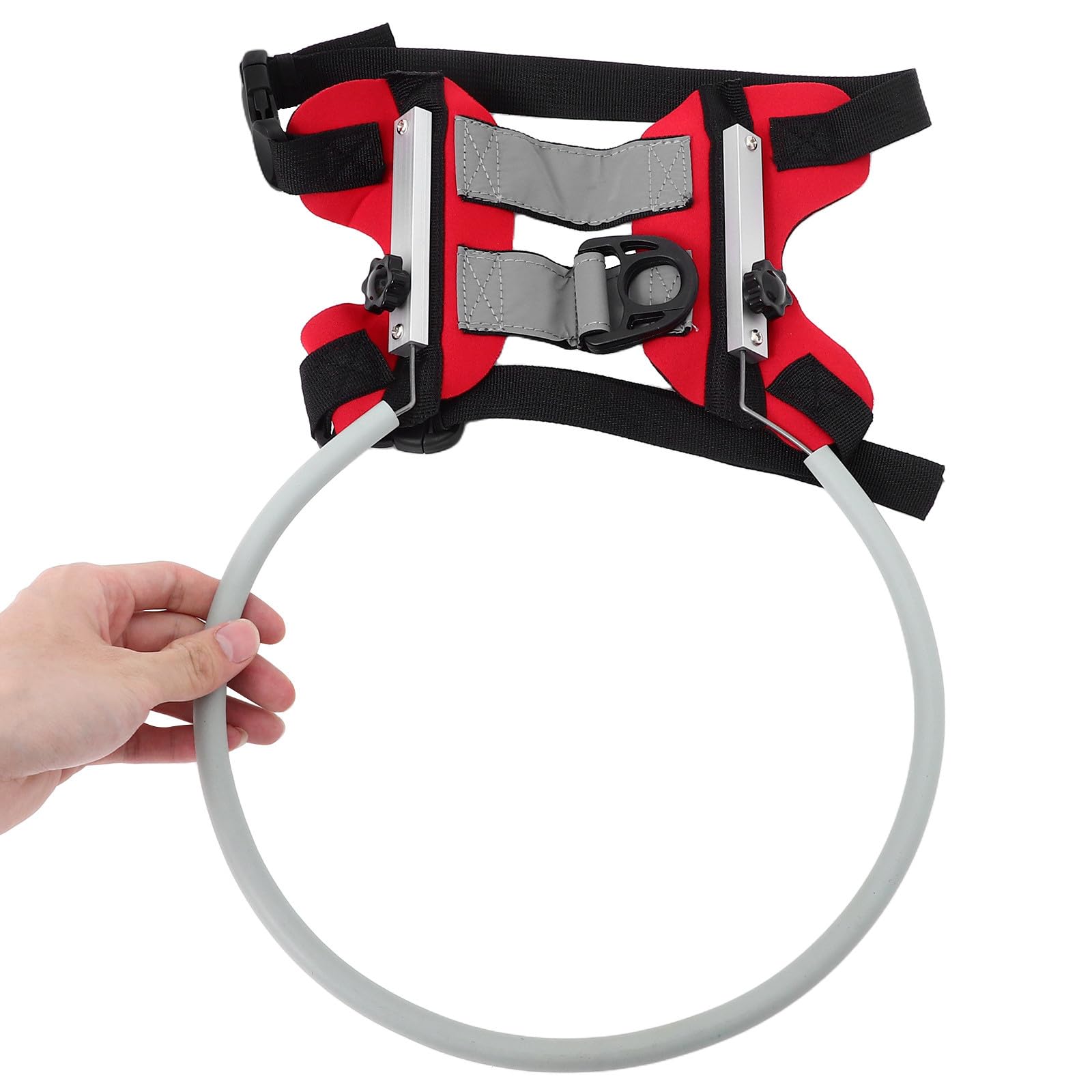 Veemoon Collier Anti-Collision Réglable pour Chien Aveugle, Anneau de Protection Léger en Polyester Rouge Taille S, Dispositif de Navigation pour Éviter Les Collisions, Accessoire Santé