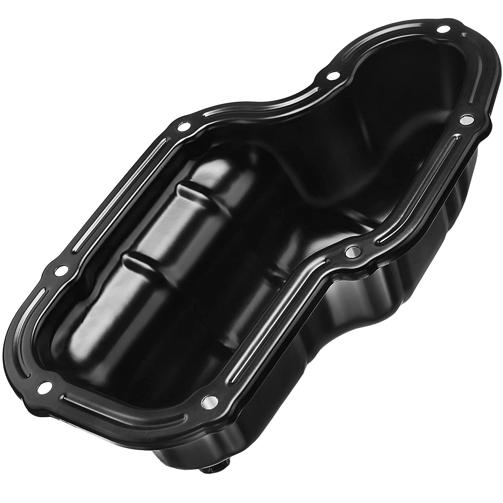 A-Premium Lower Engine Oil Pan Sump with Drain Plug Compatible with Nissan Armada 2005-2015, Pathfinder 2008-2012, Pathfinder Armada 2004, Titan 2004-2015, V8 5.6L