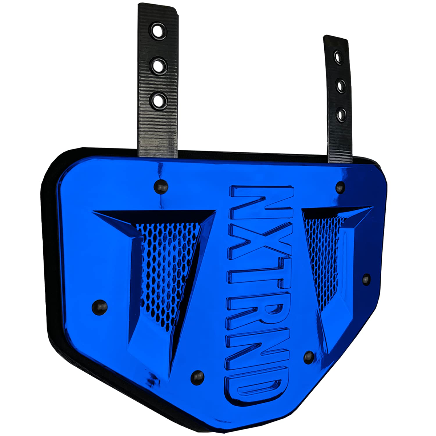 Nxtrnd - Placa trasera de fútbol profesional para hombreras (cromo, adulto)