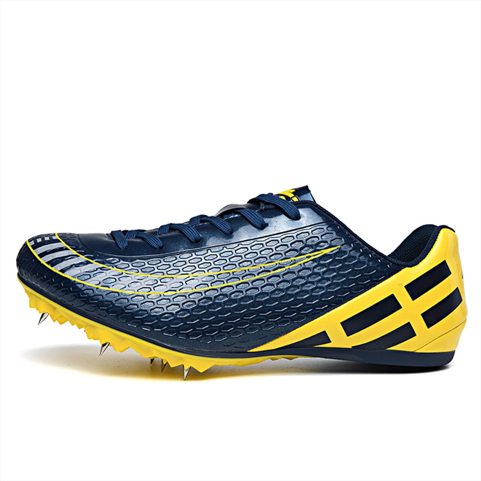 Zapatillas de Atletismo, Zapatillas de Atletismo con Clavos para Sprint y Media Distancia,B,42