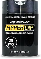 Vista 13 de DipYourCar HyperDip Pintura - lata de pintura en aerosol para automóviles con acabado de inmersión - Protección de pintura removible y desprendible