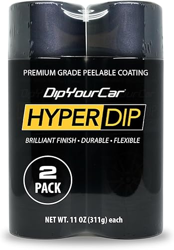 Miniatura 13 de DipYourCar HyperDip Pintura - lata de pintura en aerosol para automóviles con acabado de inmersión - Protección de pintura removible y desprendible