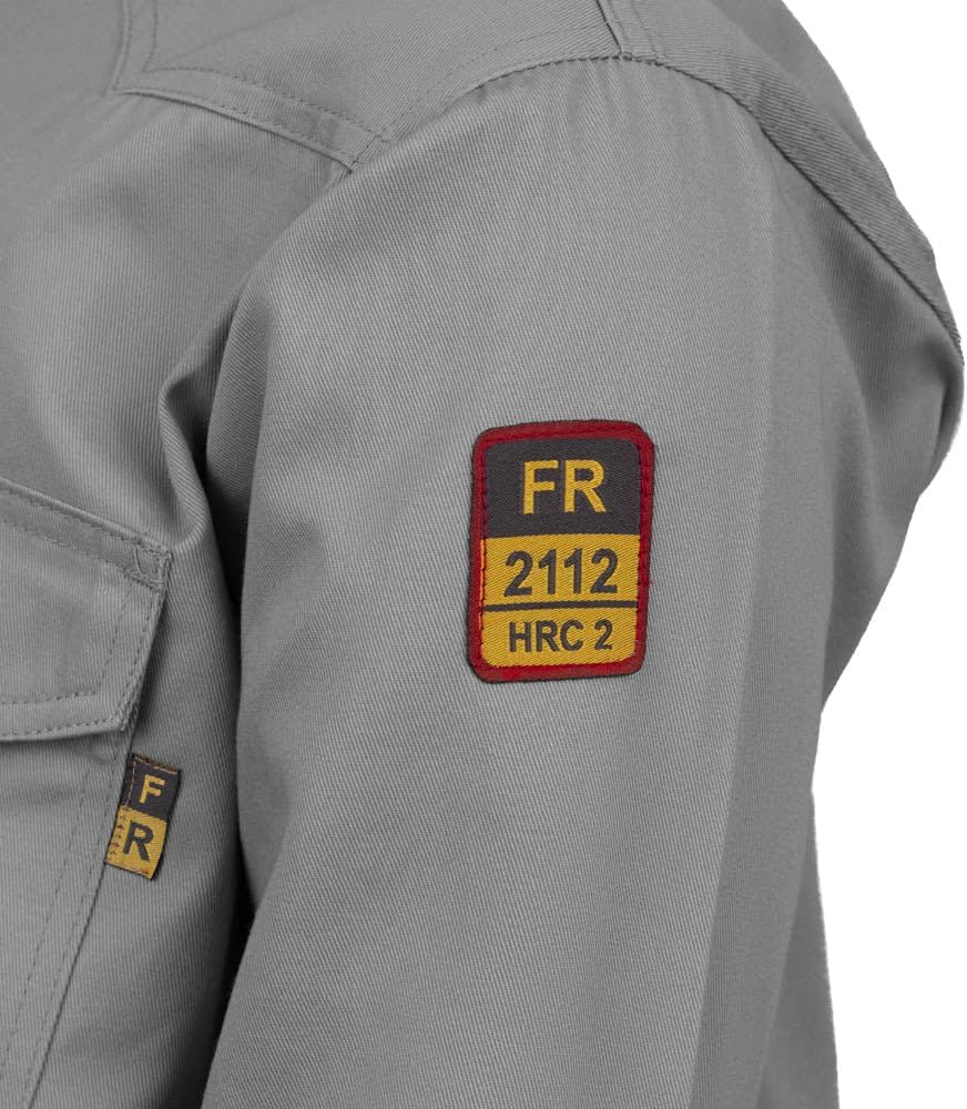 Flame Resistant FR Welding Shirt - 100% C - 9 oz - Image 5