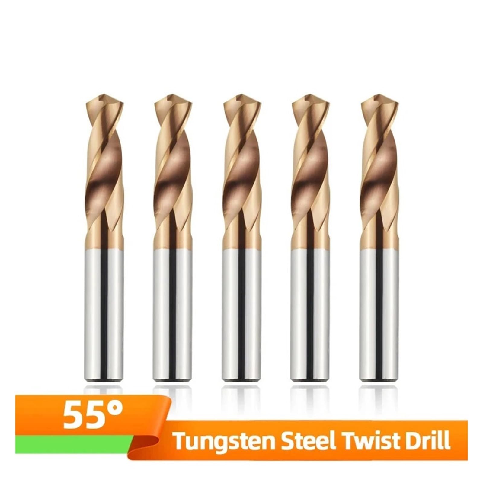 Punte da trapano in metallo duro CNC 55° con torsione per tornio, per acciai inox e legati (0,5-20 mm)(12.0mm)