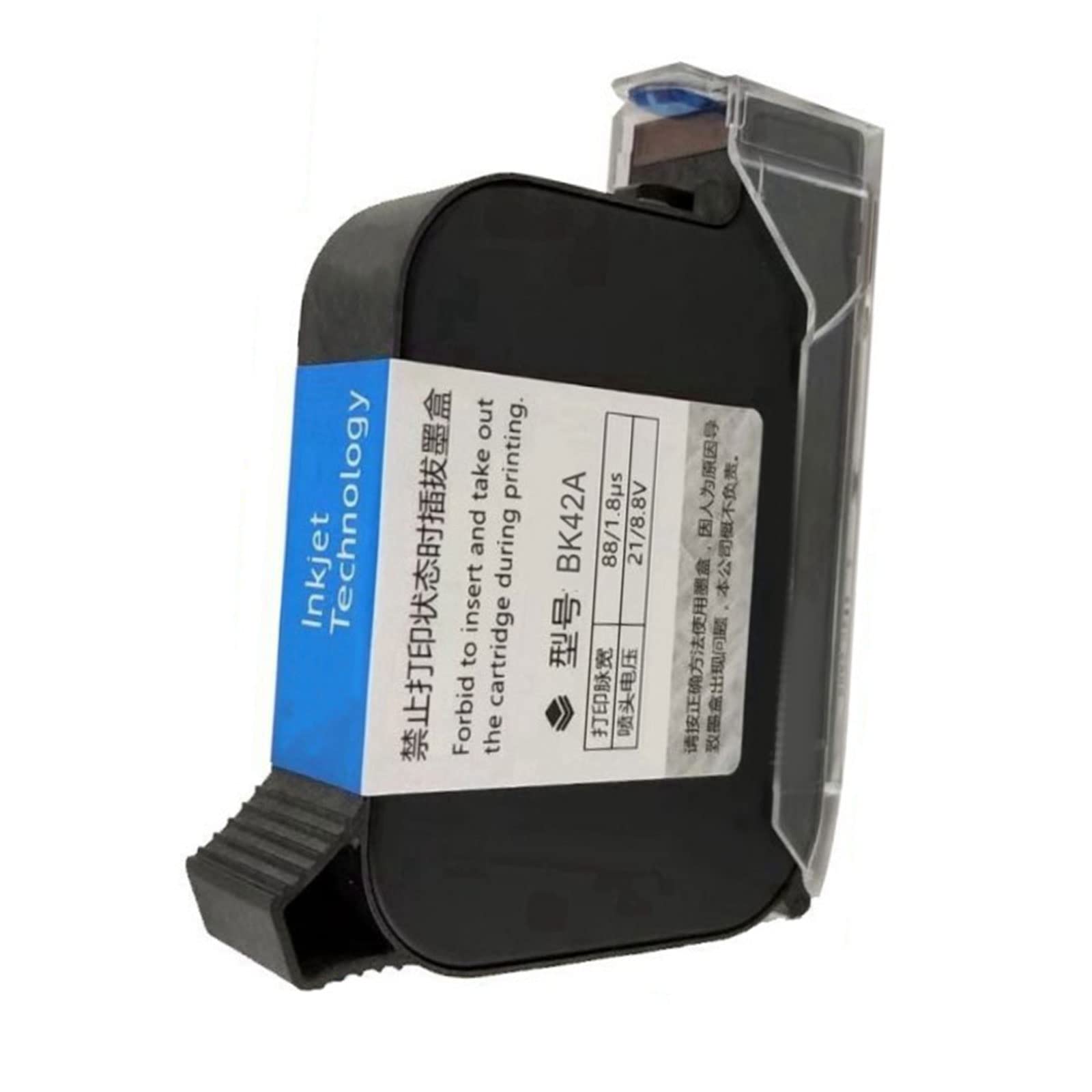 BK42A Cartouche de solvant 12,7 mm à séchage rapide pour imprimantes non cryptées Noir 42 ml