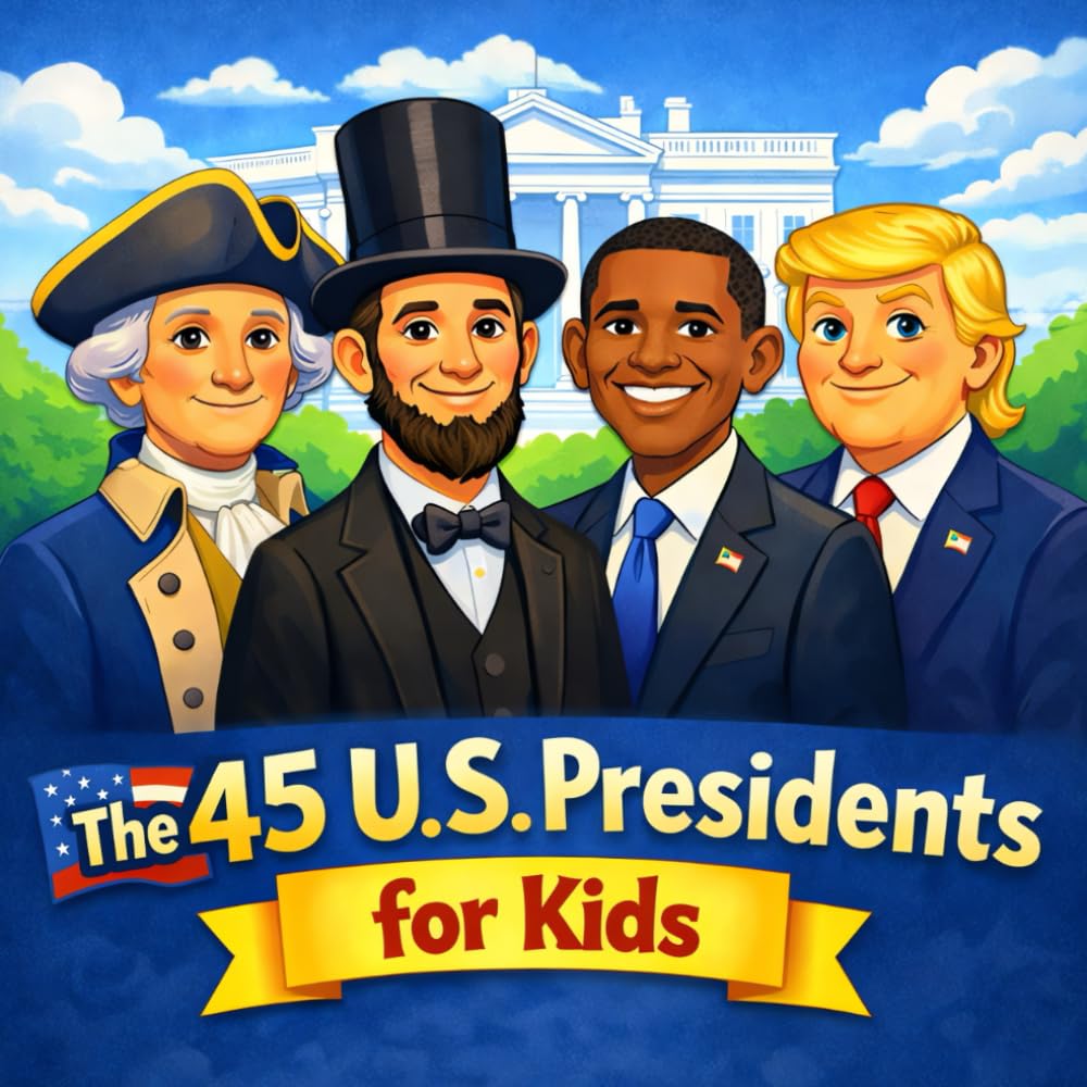 The 45 U.S. Presidents for Kids: An Illustrated Guide to America’s Leaders (America at 250 for Kids)