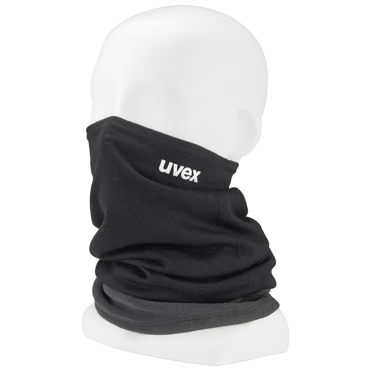 uvex loop thermo komin na szyję - aktywnie oddychające - ocieplający materiał typu polar - black - one size