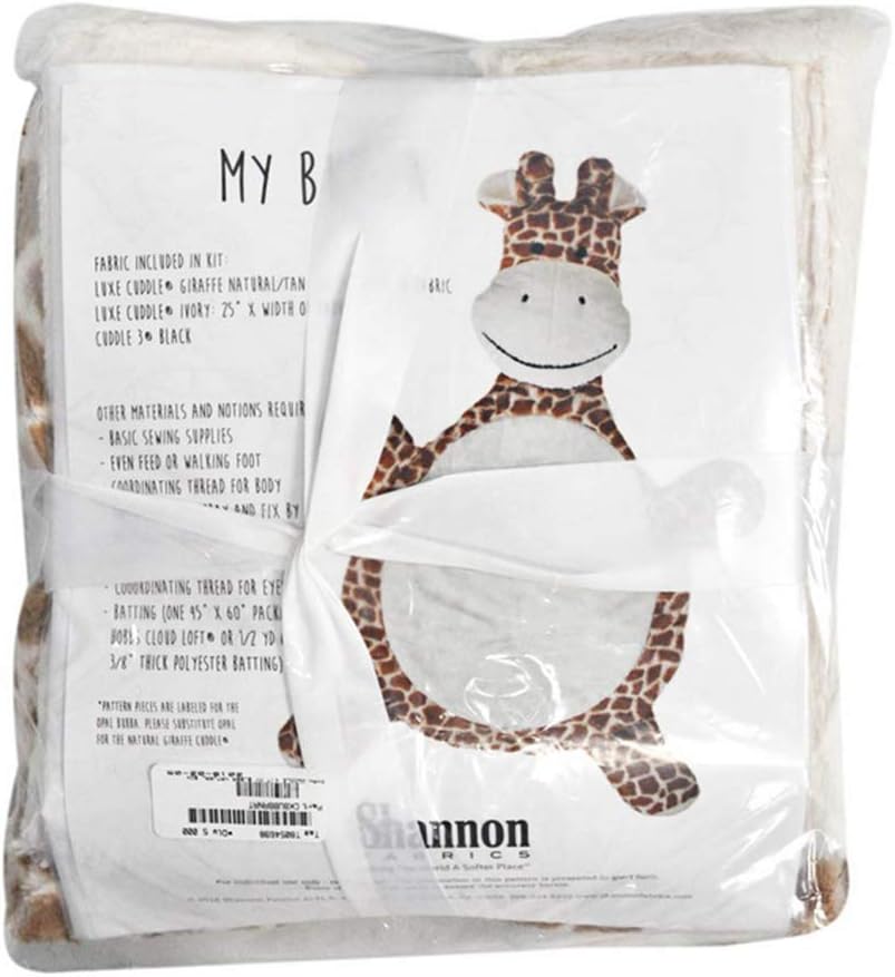 Shannon FABRICS Minky Cuddle Kit My Bubba Natural