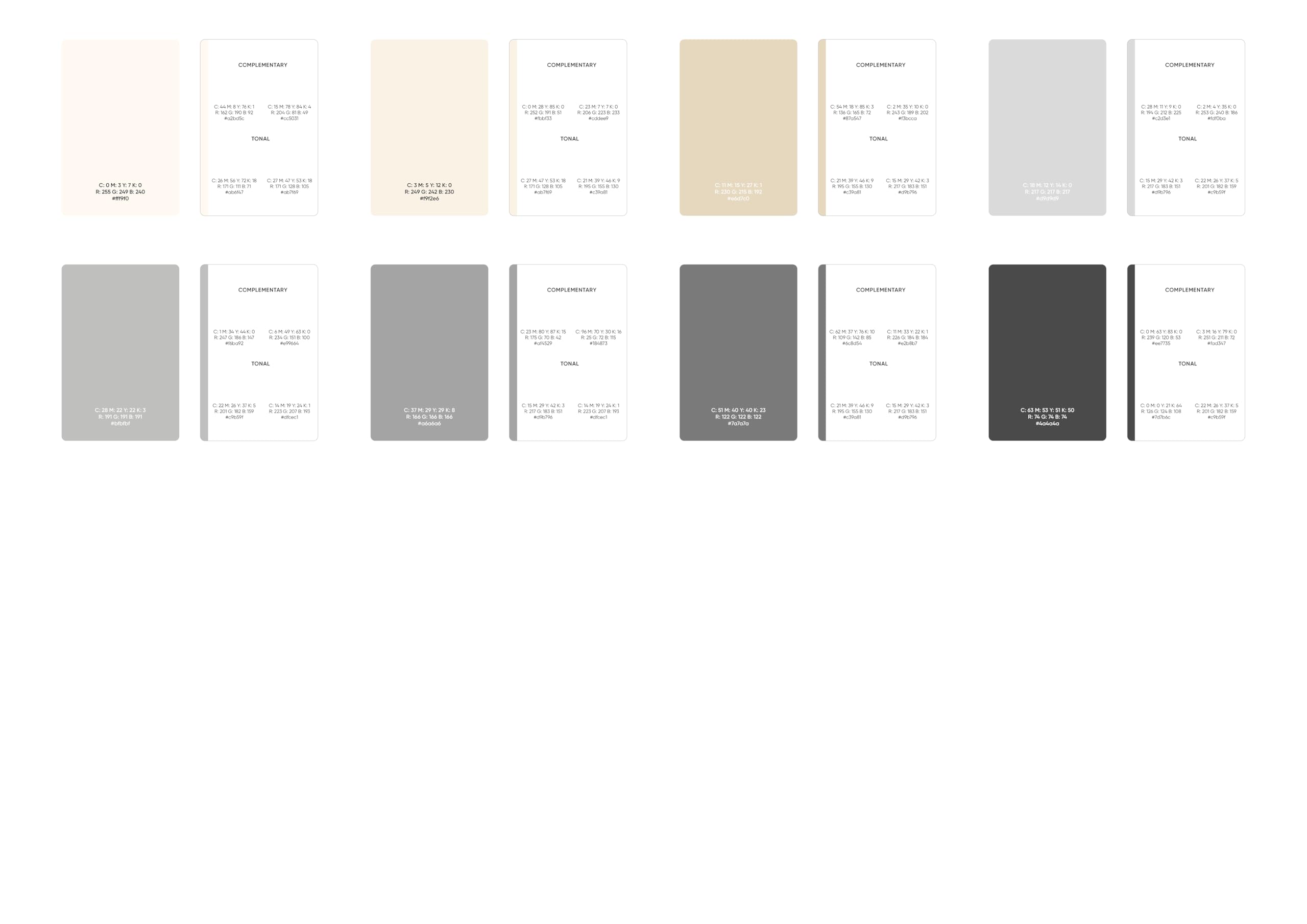 The Box of Swatches: 72 Shade Cards for Palette Planning and Inspiration