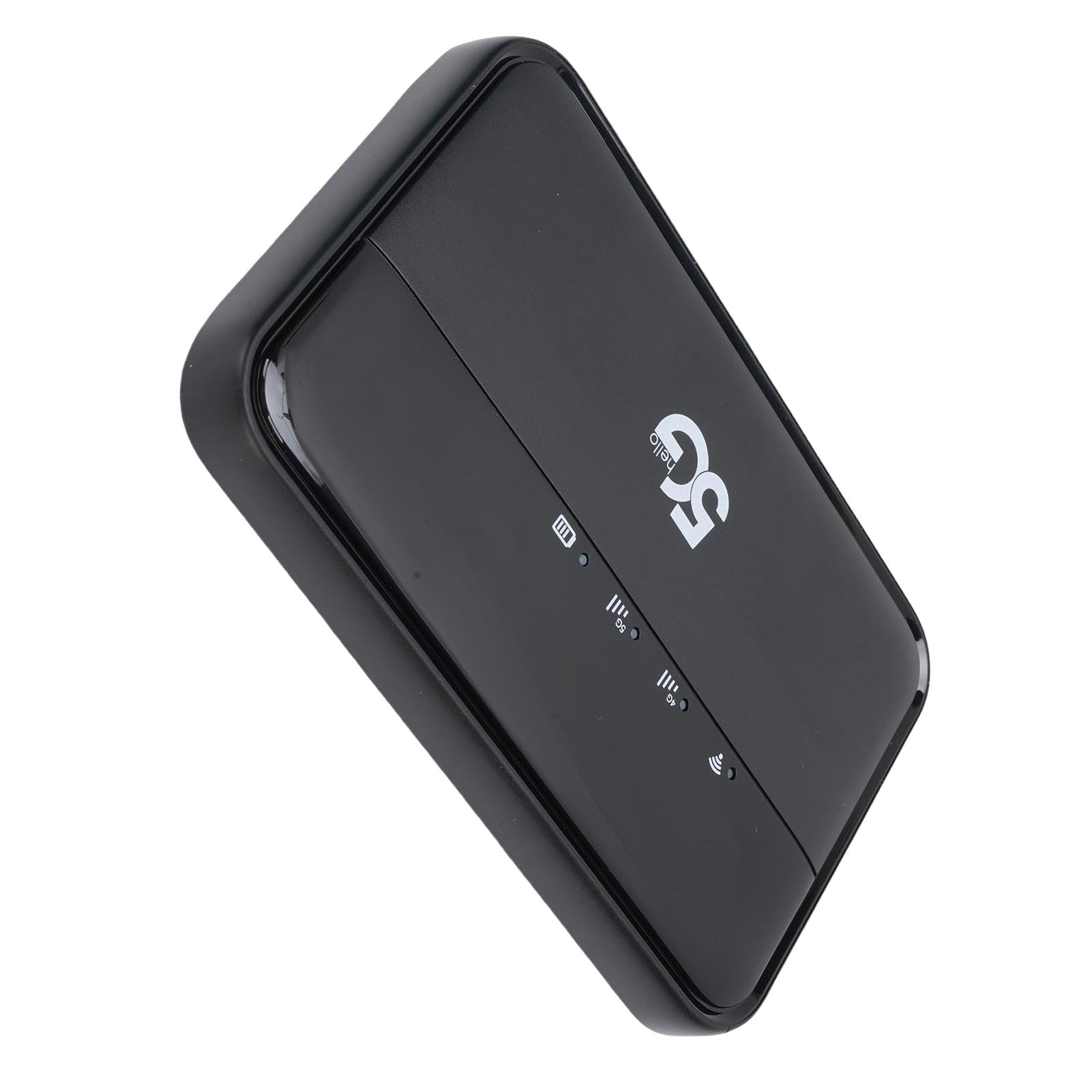 Zunate Tragbarer 5G-Hochgeschwindigkeits-WiFi6-Reise-Hotspot-Router für 32 Geräte mit 10000-mAh-, Schwarz, für Reisende und Geschäftsleute
