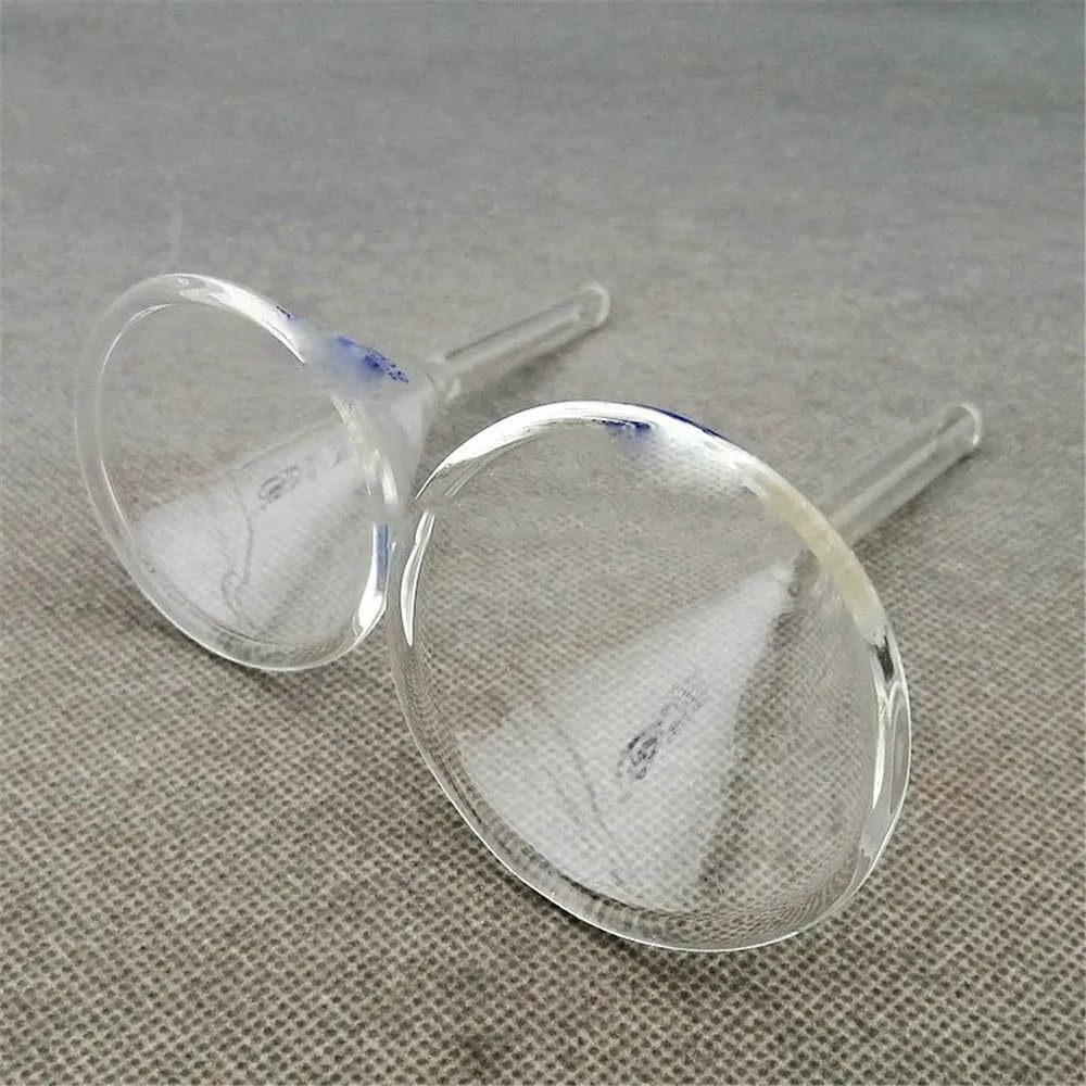 Équipements et fournitures de laboratoire Entonnoir triangulaire en verre de laboratoire, diamètre 40 mm à 150, cône épais
