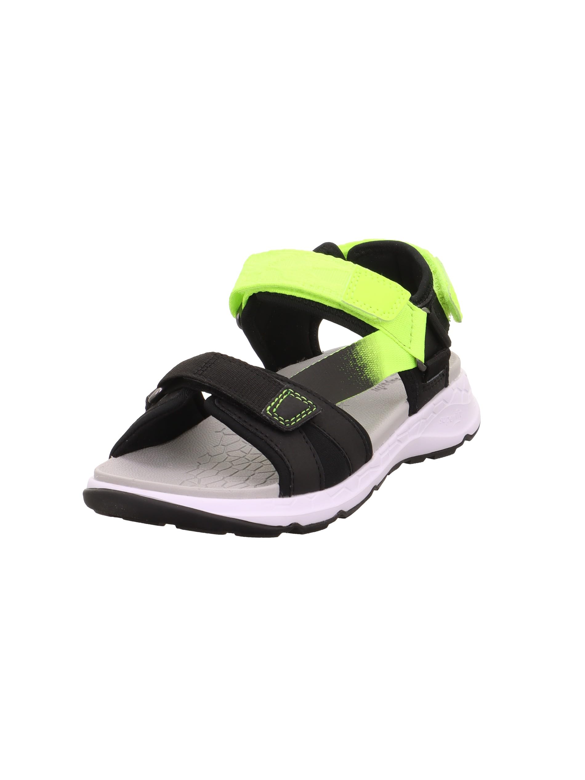 Superfit Criss Cross Sandalen voor jongens, Blauw Oranje 8000, 41 EU Weit