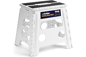 Flottian Folding Step Stool for All - 13 Inches Small, Sturdy, Folding...
