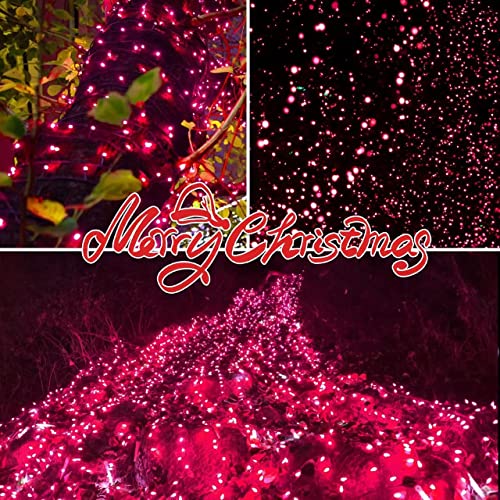 JUSTPRO-150LIGHTS-PINK-Extra-Bright-With-End-Connectors-Christmas-Decorative-Lights-972m-UL-Certified-Mini-String-Light-Set-Waterproof-for-Home-Garden-Holiday-Christmas-Tree-Party-Patio-Decor-Wedding