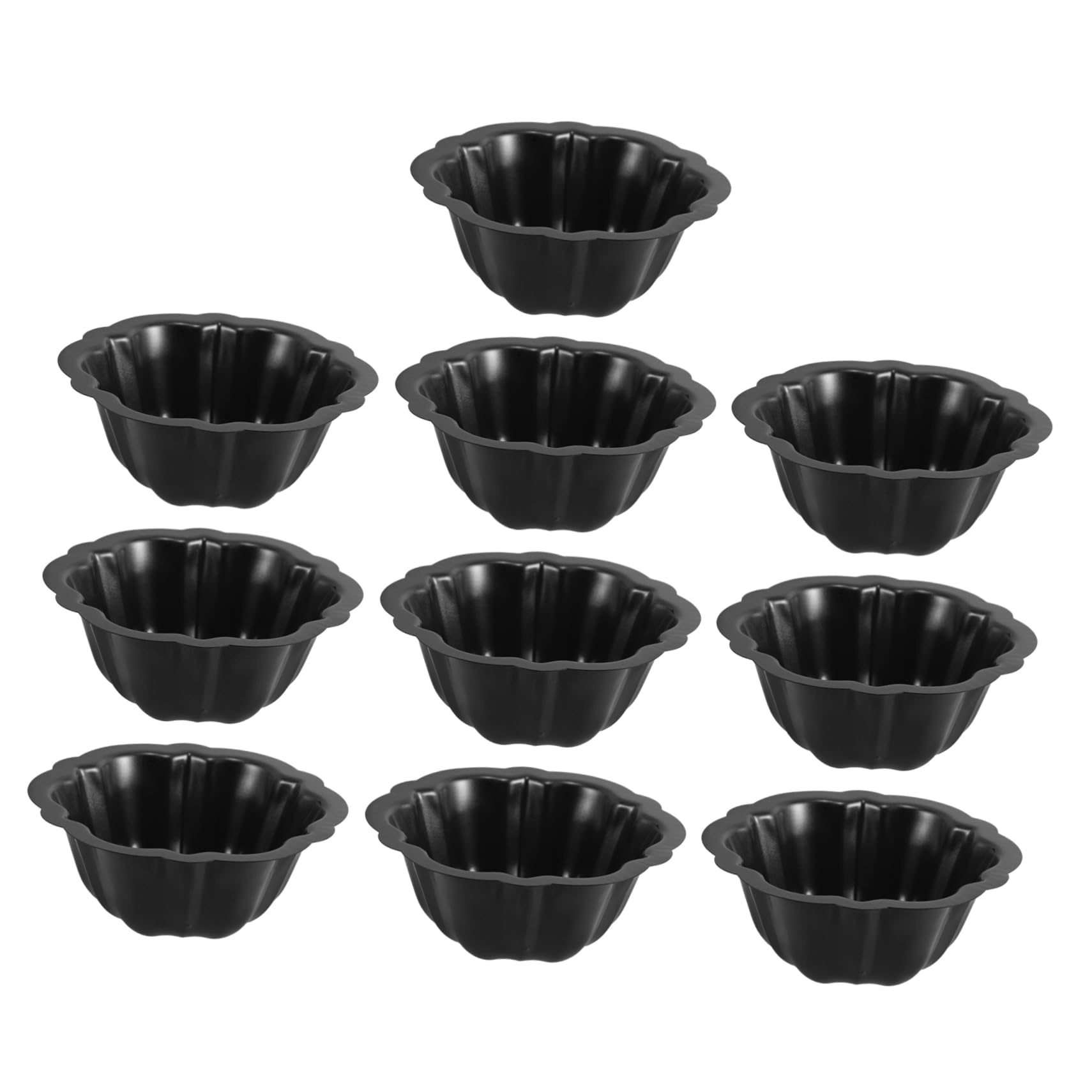 10piezas Molde Para Pastel Antiadherente Para Hornear Cupcakes Moldes Para Pasteles Pequeños Forma De Corazón Cuadrado y Redondo Utensilios De Cocina Para Postres De Cumpleaños Ani