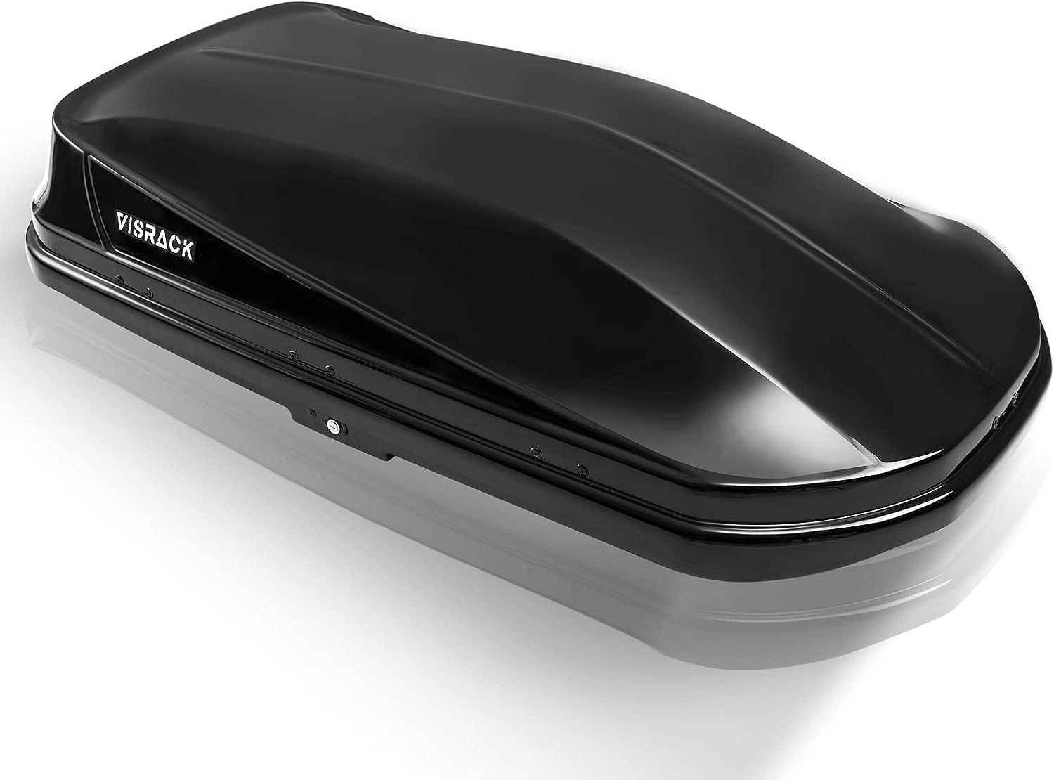 HeavyDuty HardShell Roof Storage Box, WeatherResistant Rooftop Cargo Box with