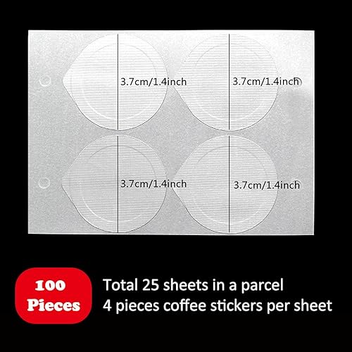 Miniatura 6 de iSuperb 100 tapas de papel de aluminio para cápsulas Nespresso reutilizables Vertuo, sellos de cápsulas de café, cubiertas adhesivas compatibles con