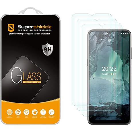 (3 Pack) Nokia G21 Tempered Glass Screen Protector, Anti Scratch, Bubble Free