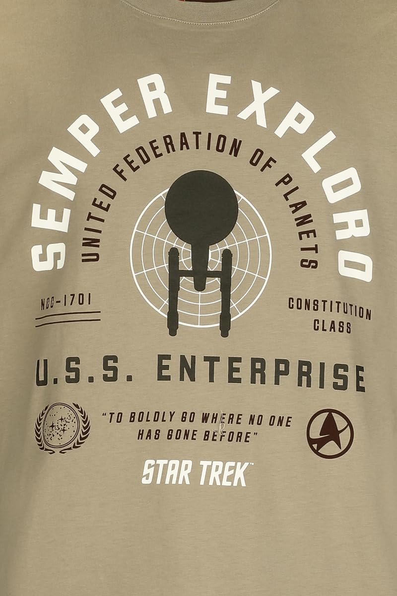 Star Trek Semper Exploro Uomo Pigiama Multicolore Regular Relaxed