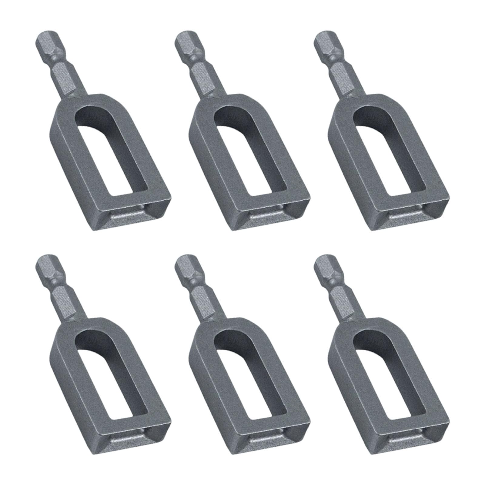 Tfaoys Curved Wire Twisting Tool Electric Drill Attachment Hexagonal Cable Tying Bit For Wire Tying And Fastening Tasks Enduring