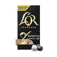 L'Or - Capsule Caffè Espresso Ristretto - 100 Capsule in Alluminio
