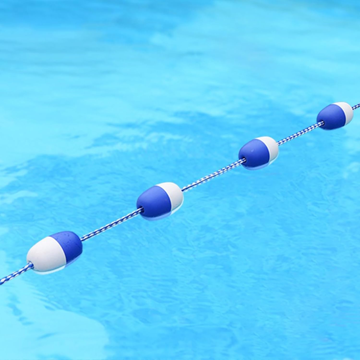 Swim Lane Lines Cordon, Pool Divider Floating Ropes Separating Deep End