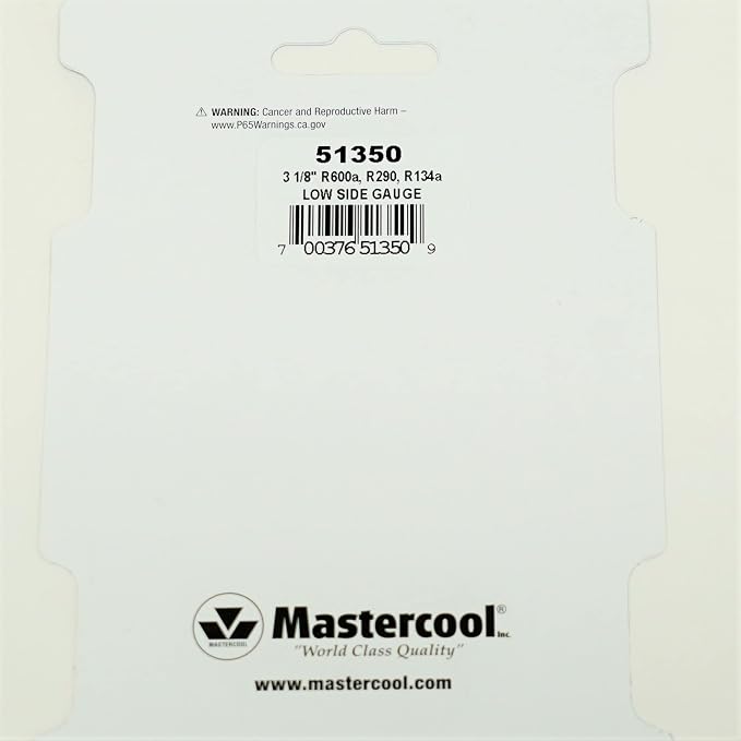 Manómetro Mastercool 51350 para lado bajo R600a R290 R134a miniatura 6