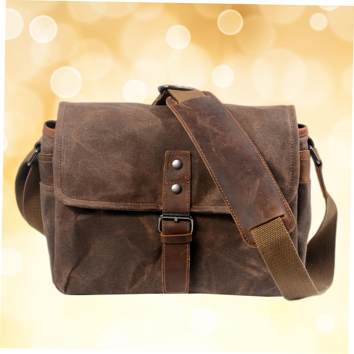 Gadpiparty Bolsa para Cámara con Reducción De Carga Bolsa para Cámara Al Aire Libre Bolsa De Cámara Informal Importante Estuche para La Camara Bolsa De Lona para Cámara Cera De Aceite Digital