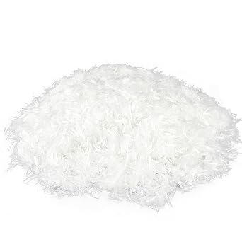 11 Lb 1/4 Inch Chopped Fiberglass Fibers Strands for Cement 6 mm, 9mm Mortar Concrete Reinforcement Anti Seepage Anti Cracking Milled Glass Fiber for Building Wall Garden Floor
