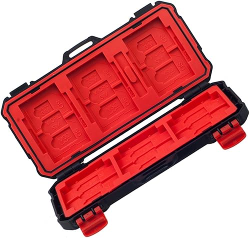 Yardenfun 1pc Memory Card Box Container Flash Cards Storage Boxes for Organizing Memory Cards Case Storage Case Card Holder Sd Case Cards Holder